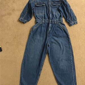 We The Free Blue Denim Jacket